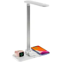 Заказать Настольная лампа с беспроводной зарядкой Power Light, белая